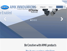 Tablet Screenshot of amkspeaker.com